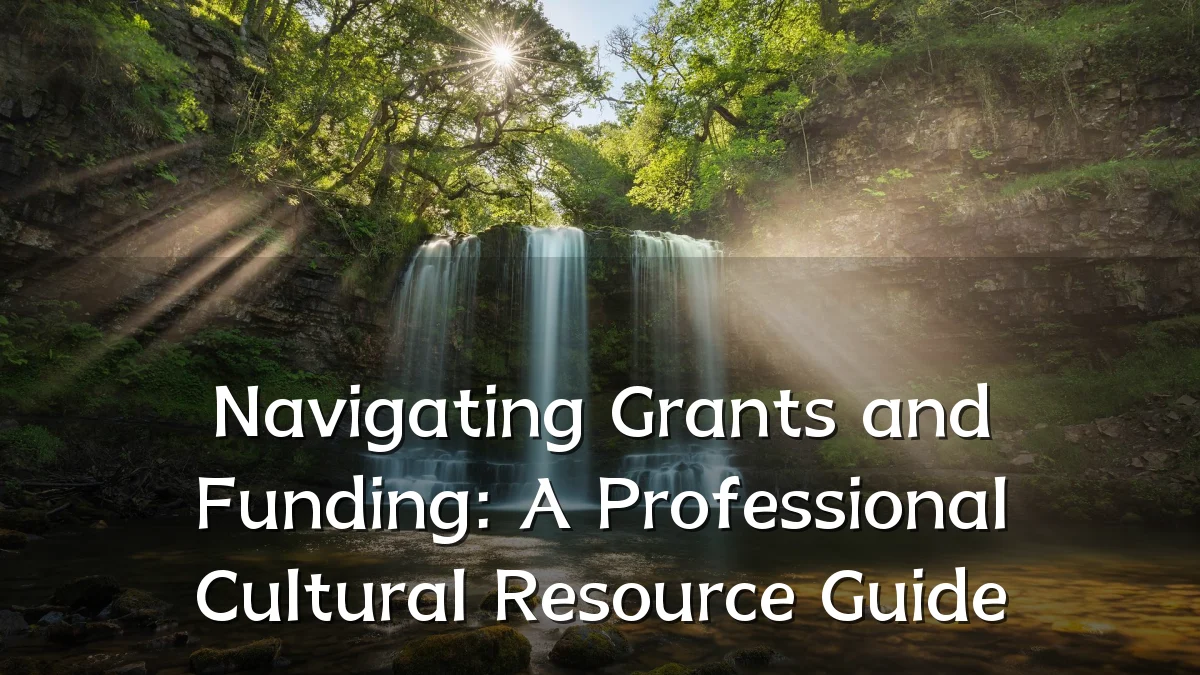 Navigating Grants and Funding: A Professional Cultural Resource Guide