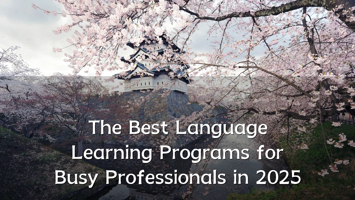 The Best Language Learning Programs for Busy Professionals in 2025