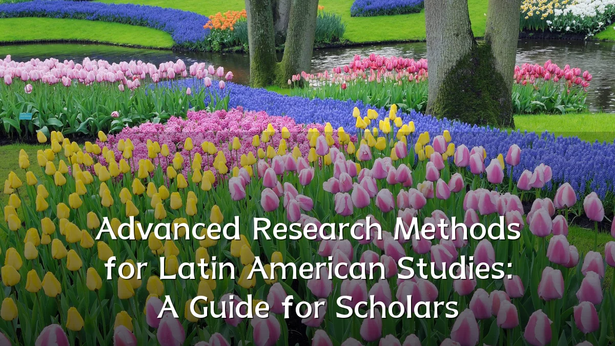 Advanced Research Methods for Latin American Studies: A Guide for Scholars