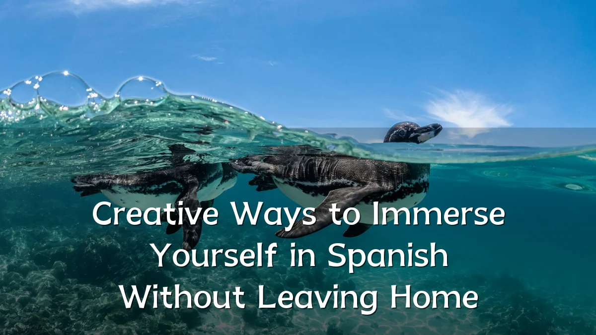 Creative Ways to Immerse Yourself in Spanish Without Leaving Home