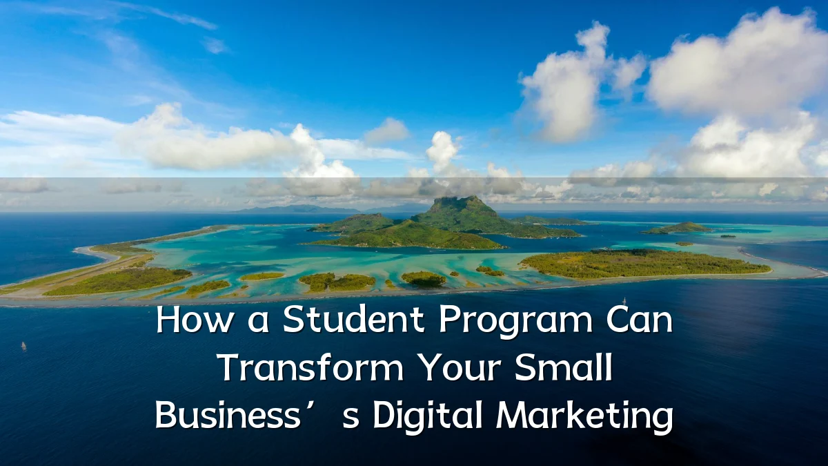 How a Student Program Can Transform Your Small Business’s Digital Marketing
