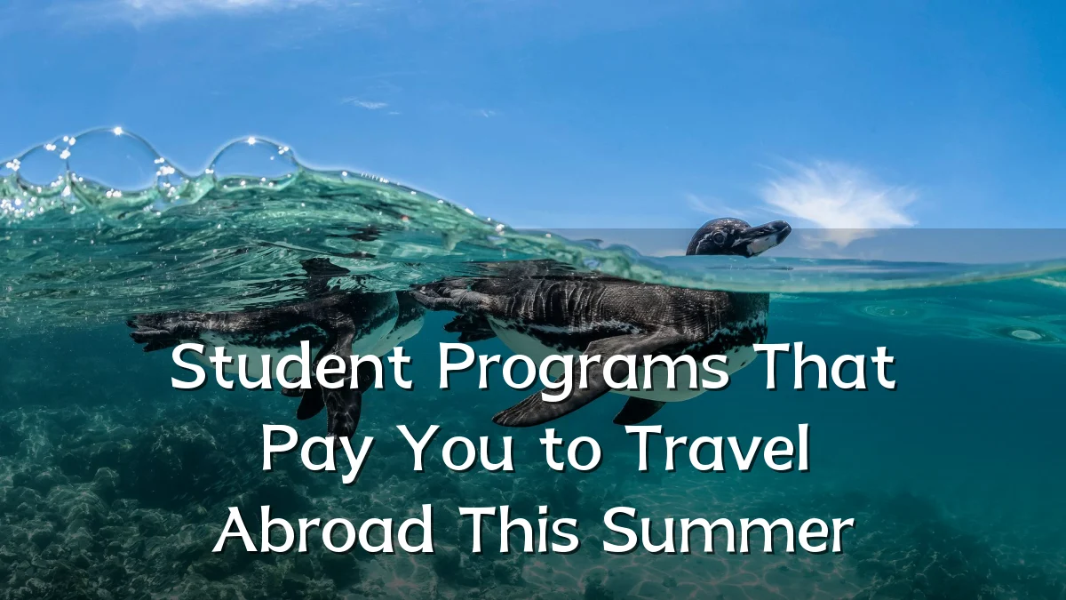 Student Programs That Pay You to Travel Abroad This Summer